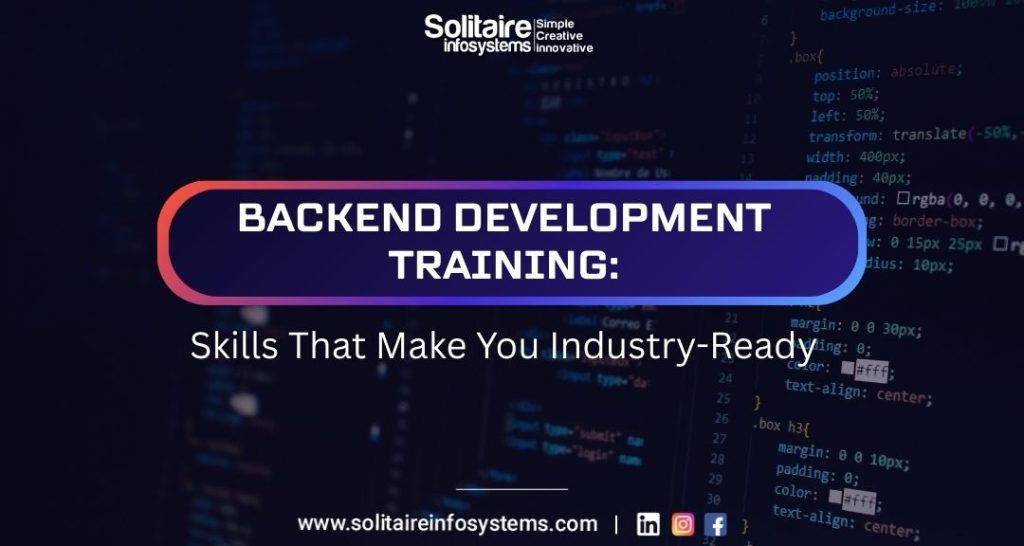 Backend Development Training: Skills That Make You Industry-Ready ...